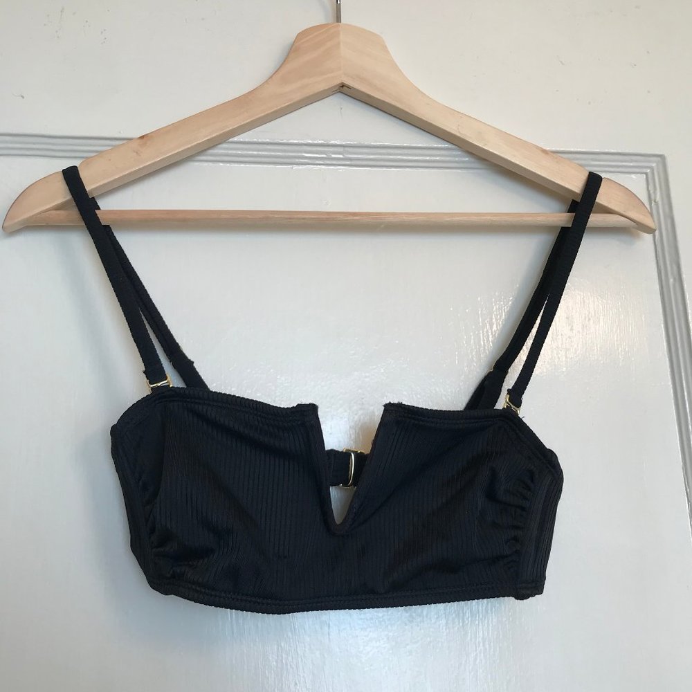 Black Balconette Bikini Top (XS)